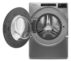 Whirlpool 5.0 Cu. Ft. Front Load Washer with Quick Wash Cycle - Chrome Shadow