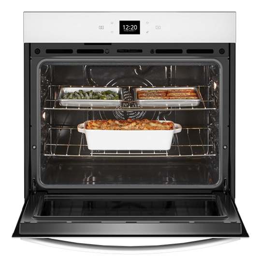 Whirlpool 5.0 Cu. Ft. Single Wall Oven with Air Fry When Connected - White