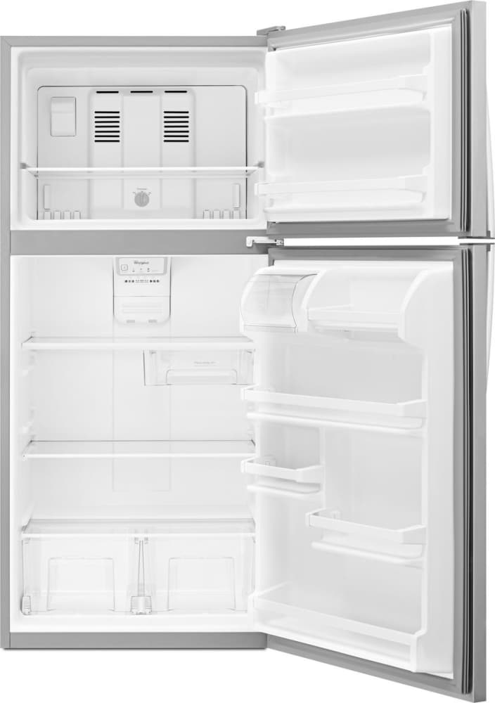 Whirlpool 18 Cu. Ft. Top Freezer Refrigerator - Stainless Steel