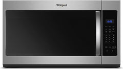 Whirlpool 4-Piece Kitchen Appliance Package – Top Freezer Refrigerator, Slide-In Electric Range, Fully Integrated Dishwasher & Over-the-Range Microwave in Fingerprint-Resistant Stainless Steel