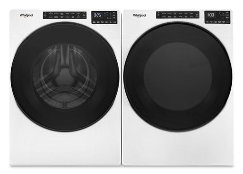 Whirlpool 4.5 Cu. Ft. High-Efficiency Stackable Front Load Washer with Steam and Quick Wash Cycle - White