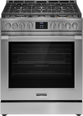 Frigidaire Professional 5-Piece Kitchen Appliance Package – Refrigerator Column, Freezer Column, Slide-In Gas Range, Over-The-Range Microwave & Fully Integrated Dishwasher in Stainless Steel