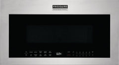 Frigidaire Professional 4-Piece Kitchen Appliance Package – Counter Depth Side-by-Side Refrigerator, Slide-In Gas Range, Fully Integrated Dishwasher & Over-the-Range Microwave in Stainless Steel