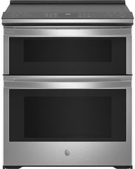 4 Piece Kitchen Appliances Package with French Door Refrigerator, Electric Range, Dishwasher and Over the Range Microwave in Stainless Steel