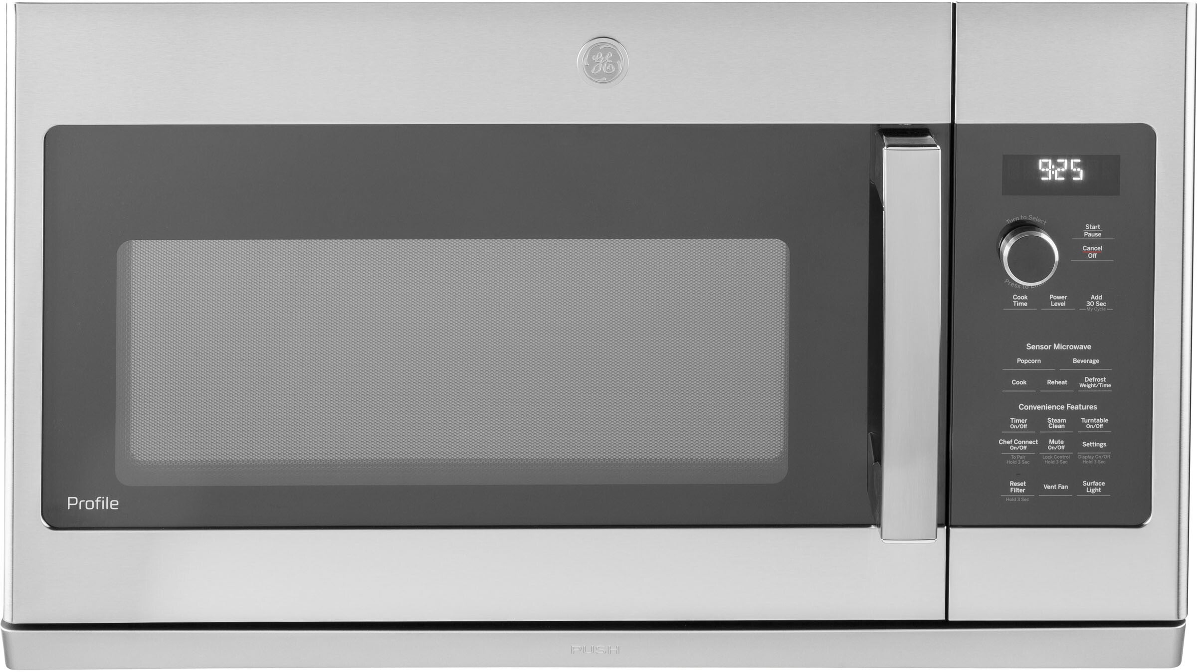 4 Piece Kitchen Appliances Package with French Door Refrigerator, Electric Range, Dishwasher and Over the Range Microwave in Stainless Steel