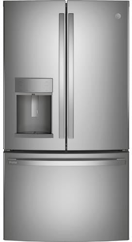4 Piece Kitchen Appliances Package with French Door Refrigerator, Induction Range, Dishwasher and Over the Range Microwave in Stainless Steel