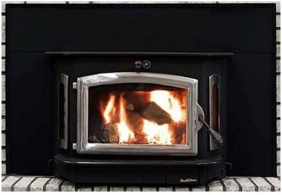 Buck Stove 34" Model 91 Catalytic Wood Burning Stove with Door, Ash Pan and Blower