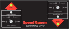 Speed Queen 27 Inch Commercial Gas Stack Dryer with 14 Cu. Ft. Total Capacity SSGSXAGS113TW01