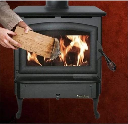 Buck Stove 20" Model 21 Non-Catalytic Wood Burning Stove with Door