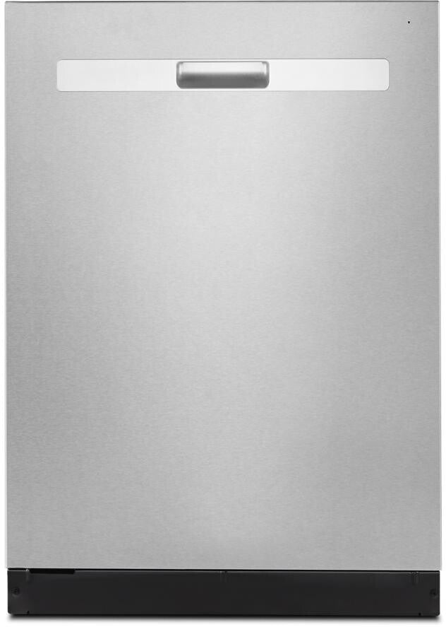 Whirlpool 4-Piece Kitchen Appliance Package – French Door Refrigerator, Slide-In Electric Range, Fully Integrated Dishwasher & Over-the-Range Microwave Oven in Fingerprint-Resistant Stainless Steel