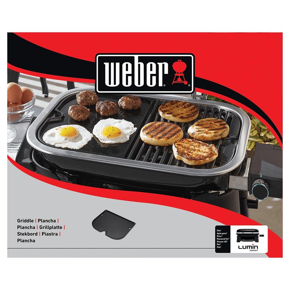 Weber Griddle for Lumin Compact Electric Grills 6611