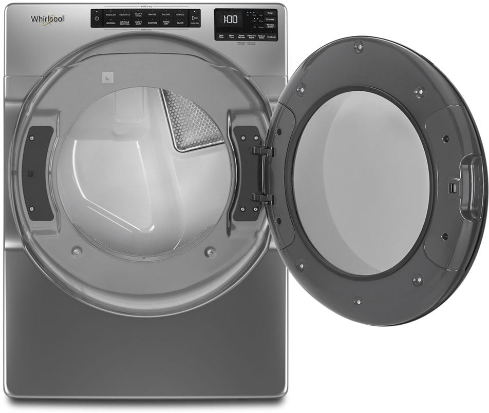 Whirlpool  7.4 Cu. Ft. Gas Wrinkle Shield Dryer with Steam - Chrome Shadow