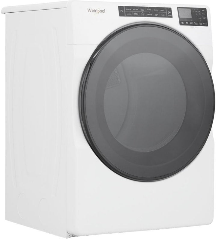 Whirlpool 7.4 Cu. Ft. Gas Wrinkle Shield Dryer with Steam - White