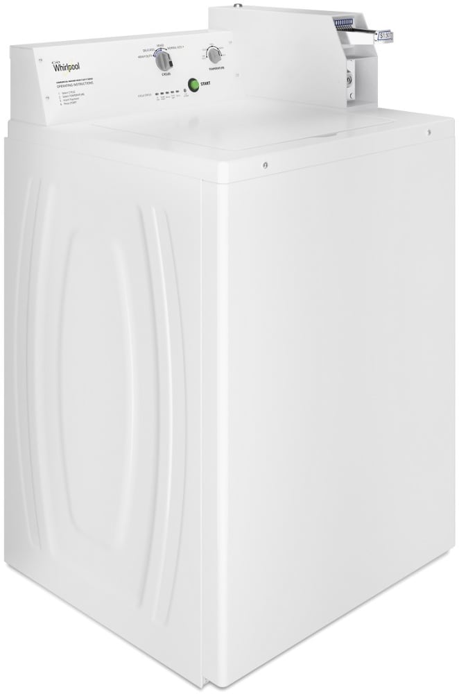 Whirlpool 2.9 Cu. Ft. White Commercial Top Load Washing Machine