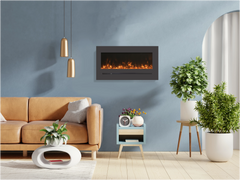 WM-FML-STL Linear Electric Fireplace