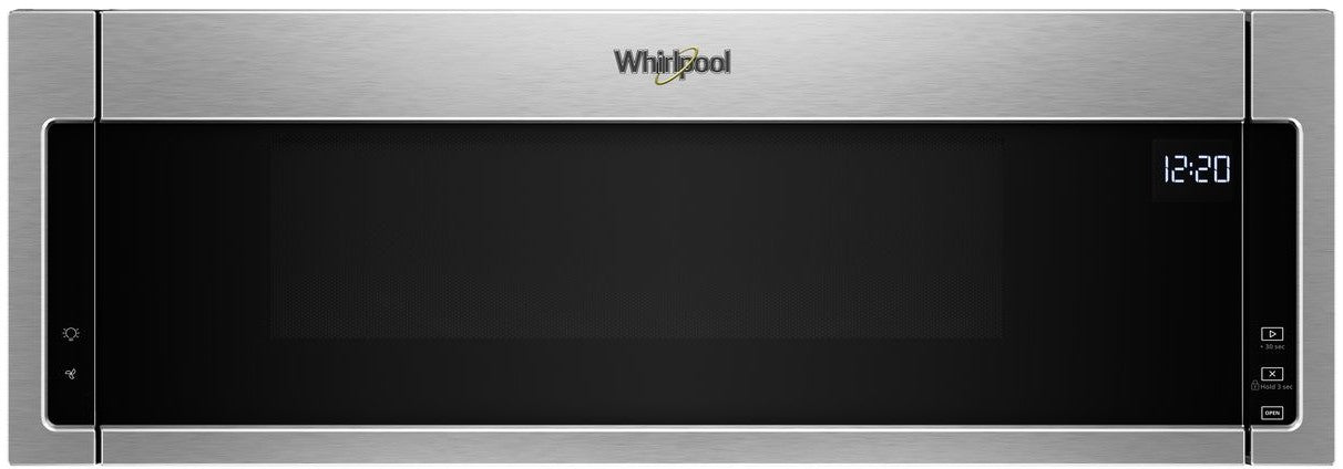 Whirlpool 4-Piece Kitchen Appliance Package – French Door Refrigerator, Slide-In Gas Range, Fully Integrated Dishwasher & Over-the-Range Microwave in Stainless Steel