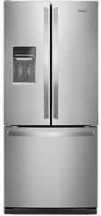 Whirlpool 4-Piece Kitchen Appliance Package – French Door Refrigerator, Slide-In Gas Smart Range, Fully Integrated Dishwasher & Over-the-Range Microwave Oven in Fingerprint-Resistant Stainless Steel