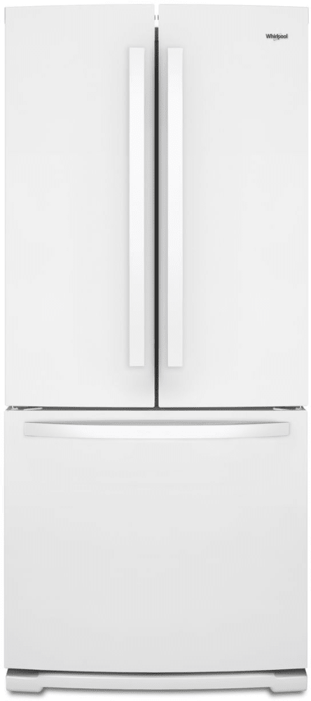 Whirlpool 30-inch Wide French Door Refrigerator - 20 cu. ft.- White