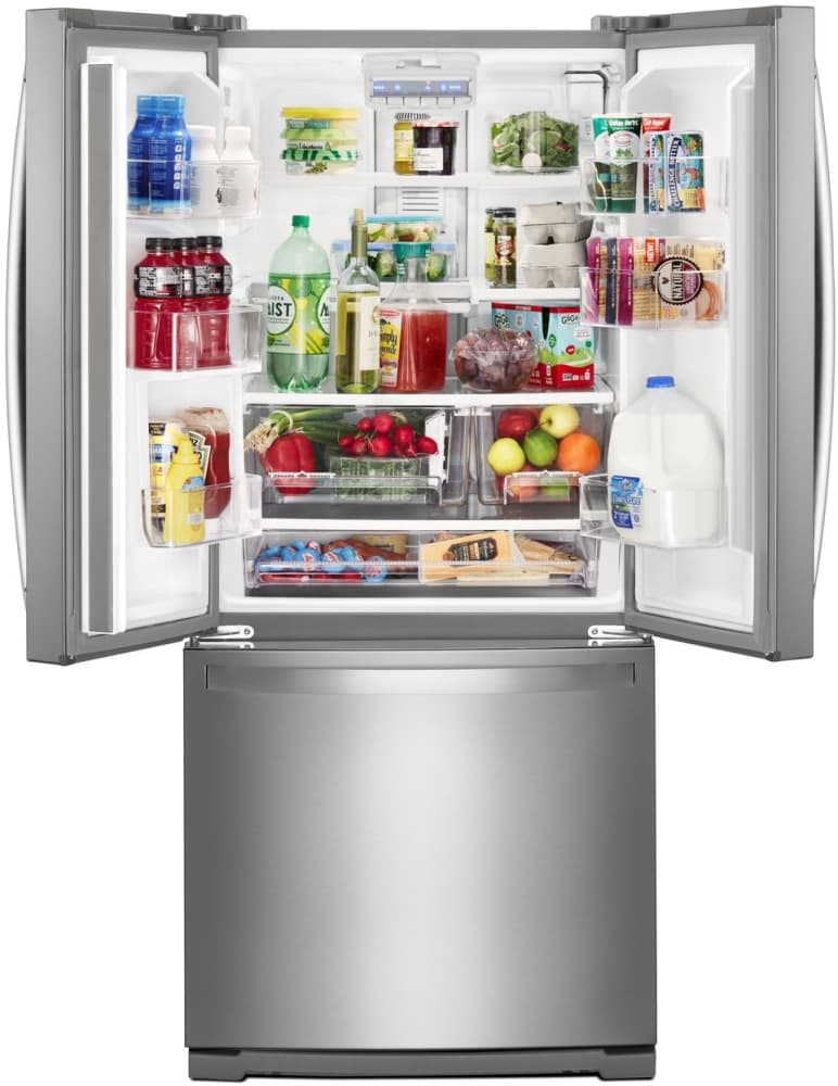 Whirlpool 30-inch Wide French Door Refrigerator - 20 cu. ft.- White