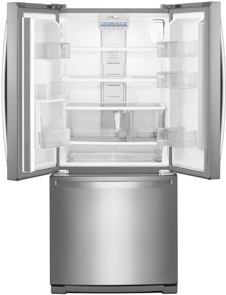 Whirlpool 30-inch Wide French Door Refrigerator - 20 cu. ft.- White