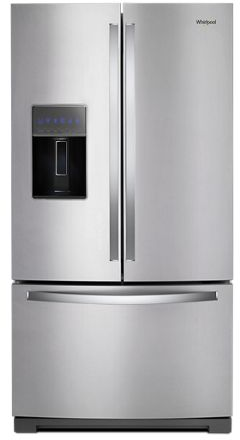 Whirlpool 4-Piece Kitchen Appliance Package – French Door Refrigerator, Slide-In Electric Range, Fully Integrated Dishwasher & Over-the-Range Microwave Oven in Fingerprint-Resistant Stainless Steel