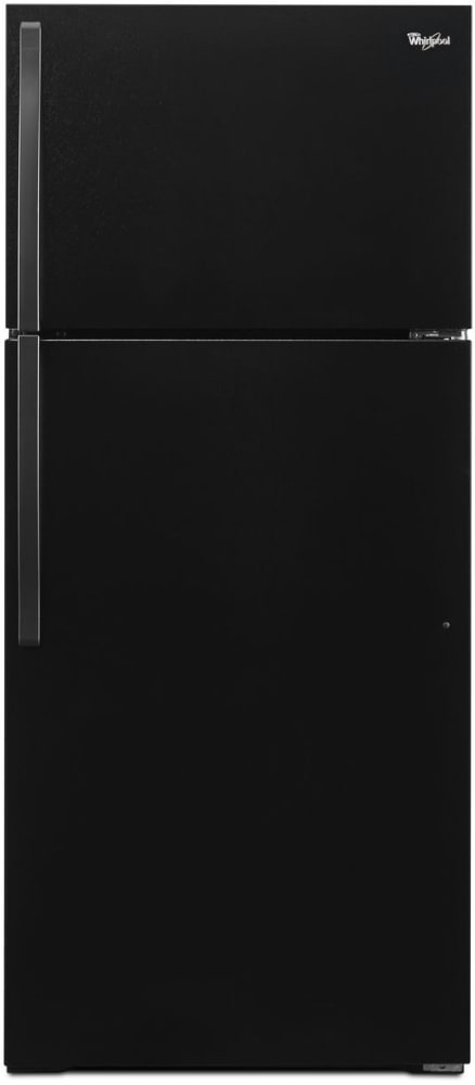 Whirlpool 28-inch Wide Top Freezer Refrigerator - 14 cu. ft. - Black