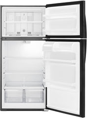 Whirlpool 28-inch Wide Top Freezer Refrigerator - 14 cu. ft. - Black